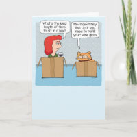 Funny Wine Drinker and Cat Geniet van de doos