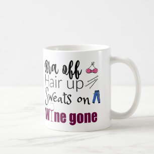 Funny Wine Drinkers Bra of Wine Gone Koffiemok