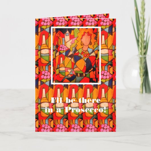 Funny wine gezegde, 5" x 7" Folded Greeting ICard Kaart (Voorkant)