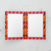 Funny wine gezegde, 5" x 7" Folded Greeting ICard Kaart (Binnen)