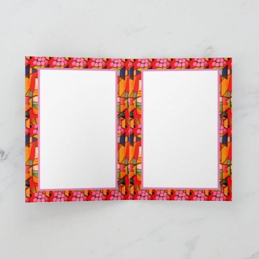 Funny wine gezegde, 5" x 7" Folded Greeting ICard Kaart (Binnen)