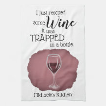 Funny Wine Gezegde Quote uit fles
