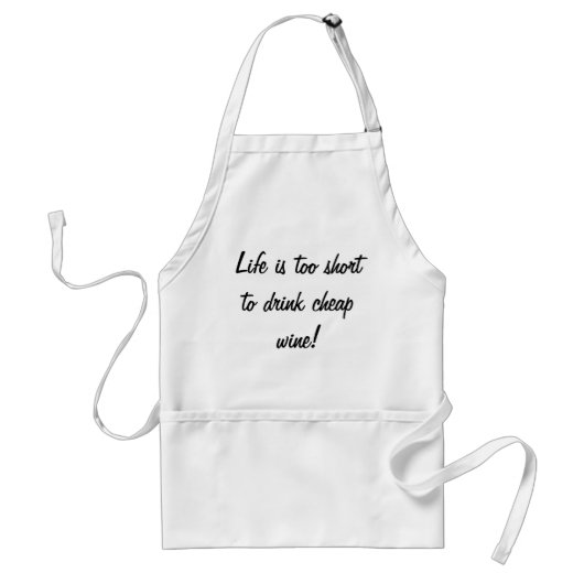Funny wine gezegden grap slogan humor apron giften standaard schort (Voorkant)