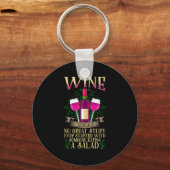 Funny Wine Gift - Wine Shirts For Women Sleutelhanger (Voorkant)
