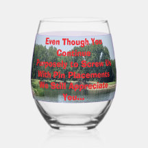 Funny Wine Glass