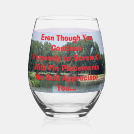 Funny Wine Glass Wijnglas Zonder Voet