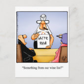 Funny Wine Humor Briefkaart (Voorkant)