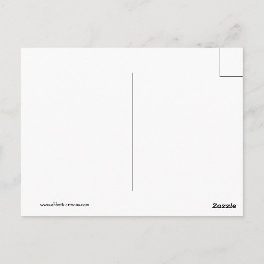 Funny Wine Humor Briefkaart (Achterkant)