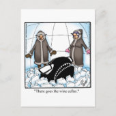 Funny Wine Humor Briefkaart (Voorkant)