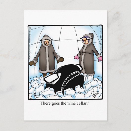 Funny Wine Humor Briefkaart (Voorkant)