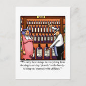 Funny Wine Humor Briefkaart (Voorkant)