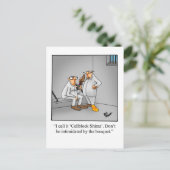 Funny Wine Humor Briefkaart (Staand voorkant)