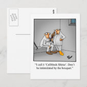 Funny Wine Humor Briefkaart (Voorkant / Achterkant)