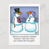 Funny Wine Humor Briefkaart (Voorkant)