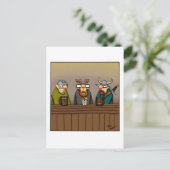 Funny Wine Humor Briefkaart "Spectickles" (Staand voorkant)