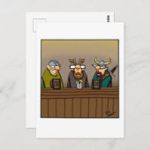 Funny Wine Humor Briefkaart "Spectickles" (Voorkant / Achterkant)