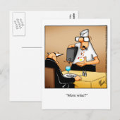 Funny Wine Humor Briefkaart "Spectickles" (Voorkant / Achterkant)