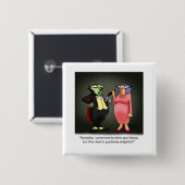 Funny Wine Humor Button (Voorkant /achterkant)