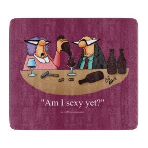 Funny Wine Humor Cutting Board Snijplank