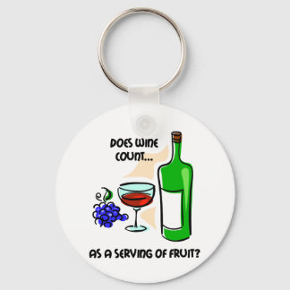 Funny wine humor gezegde sleutelhanger