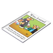 Funny Wine Humor Journal Gift Notitieboek (Linkerzijde)