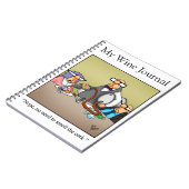 Funny Wine Humor Journal Gift Notitieboek (Linkerzijde)