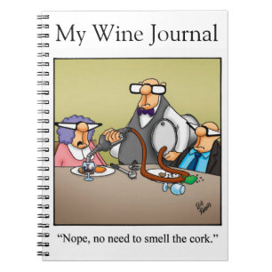 Funny Wine Humor Journal Gift Notitieboek