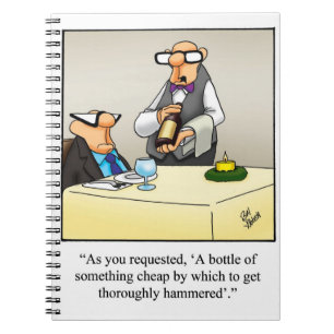 Funny Wine Humor Journal Gift Notitieboek