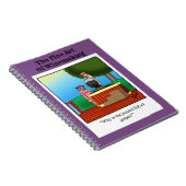 Funny Wine Humor Notitieboek (Rechterzijde)