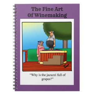 Funny Wine Humor Notitieboek