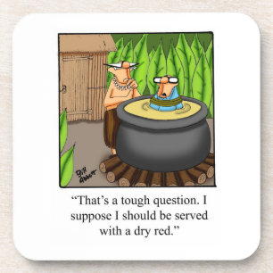 Funny Wine Humor Onderzetter Set
