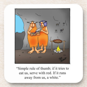 Funny Wine Humor Onderzetter Set