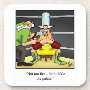 Funny Wine Humor Onderzetter Set