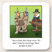 Funny Wine Humor Onderzetter Set (Voorkant)