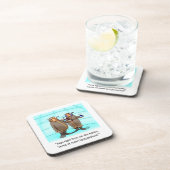 Funny Wine Humor Onderzetter Set (Rechterzijde)