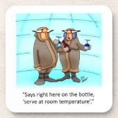 Funny Wine Humor Onderzetter Set (Voorkant)