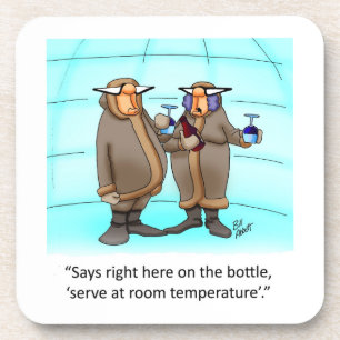 Funny Wine Humor Onderzetter Set