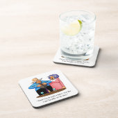 Funny Wine Humor Onderzetter Set (Rechterzijde)