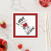 Funny Wine - Ik maak moedige beslissingen Servet (Insitu)