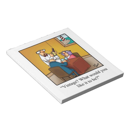 Funny Wine Journal "Spectickles" Gift Notitieblok (Schuin)