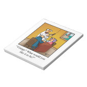 Funny Wine Journal "Spectickles" Gift Notitieblok (Linkerzijde)