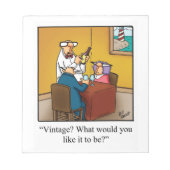 Funny Wine Journal "Spectickles" Gift Notitieblok (Voorkant)