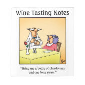 Funny Wine Journal "Spectickles" Gift Notitieblok (Voorkant)