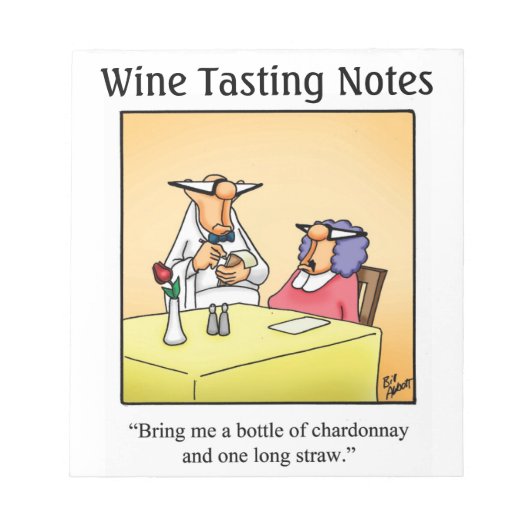 Funny Wine Journal "Spectickles" Gift Notitieblok (Voorkant)