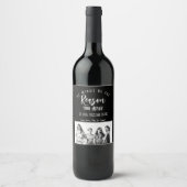 Funny Wine Label photo the Reason You Drink Wijn Etiket (Voorkant)