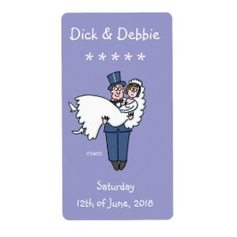 Funny Wine Labels voor bruiloft 2 x 3,75 inch