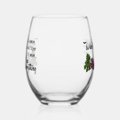 Funny Wine Lover Gezegde Wijnglas Zonder Voet (Rechts)