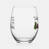 Funny Wine Lover Gezegde Wijnglas Zonder Voet (Links)