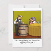 Funny Wine Party nodigt "spectickles" uit Kaart (Voorkant)