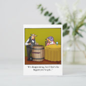 Funny Wine Party nodigt "spectickles" uit Kaart (Staand voorkant)